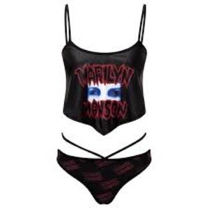 Killstar Black and Red Bikini Set